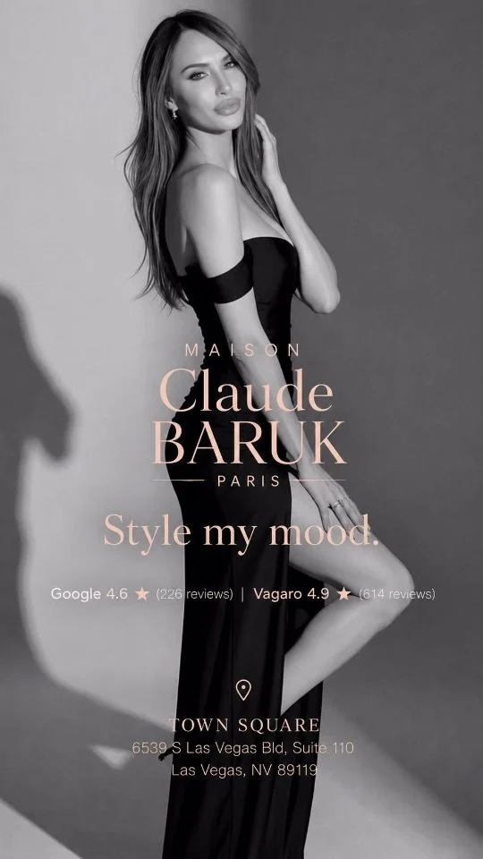 Where your confidence becomes your Signature. Maison Claude Baruk Salon  📍 6539 S Las Vegas Blvd, Suite 110 , Las Vegas  New Salon New Adress New Concept  #claudebaruk #celebrityhairstylist #maisonclaudebaruk #frenchhairexpert