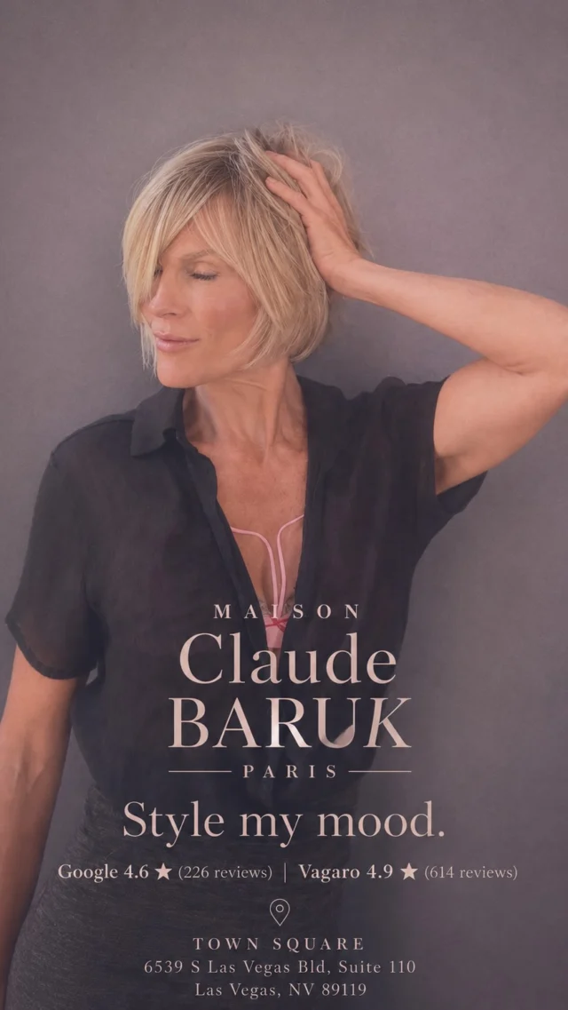 Hair is what I do. Confidence is what i create.  New Salon New adress New Concept.  Maison Claude Baruk Salon | 📍6539 S Las Vegas Blvd suite 110 | look Society building | 89147 Las Vegas, Nv | info & Booking ☎️725 250 0920 | new website maisonclaudebaruk.com coming soon | #